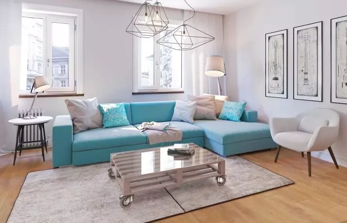 Stue i lette farver (80 billeder): Interiørdesign i klassiske og moderne lysstile, brugen af ​​lyse accenter i det lyse rum 9696_65