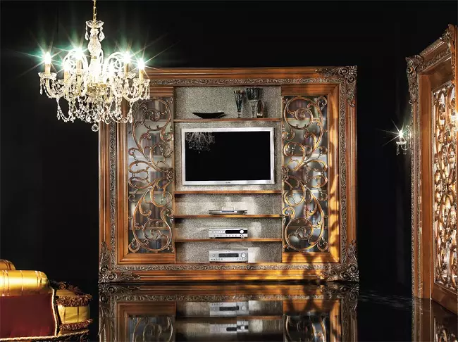 Mobiliário de sala de estar italiana (57 fotos): móveis da Itália em um estilo moderno, clássico e outro. Modelos de madeira e outros materiais 9707_20