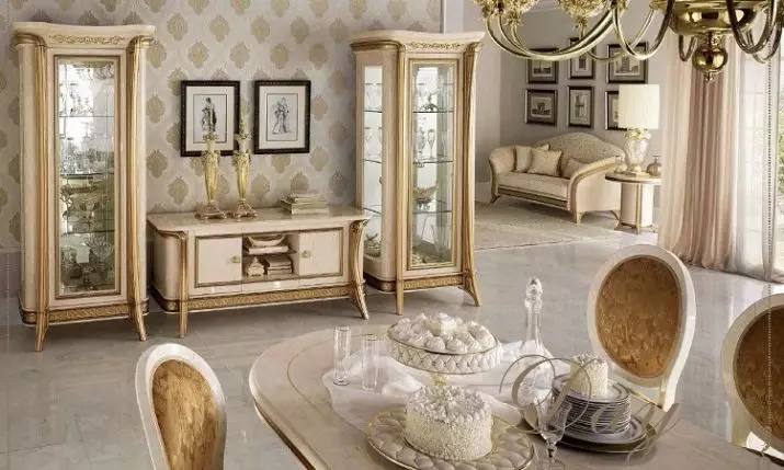 Mobiliário de sala de estar italiana (57 fotos): móveis da Itália em um estilo moderno, clássico e outro. Modelos de madeira e outros materiais 9707_54