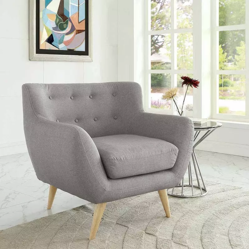 Dnevni boravak (67 fotografija): Moderni elegantni mali dizajn stolice s visokim leđima u hodniku i prekrasne stolice za predenje, drugi modeli u unutrašnjosti 9709_8