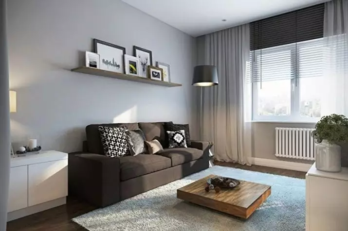 Pohištvo za majhno dnevno sobo: Izberite pohištvo v majhni dnevni sobi v sodobnih in drugih stilih. Kako ga položiti? 9716_7