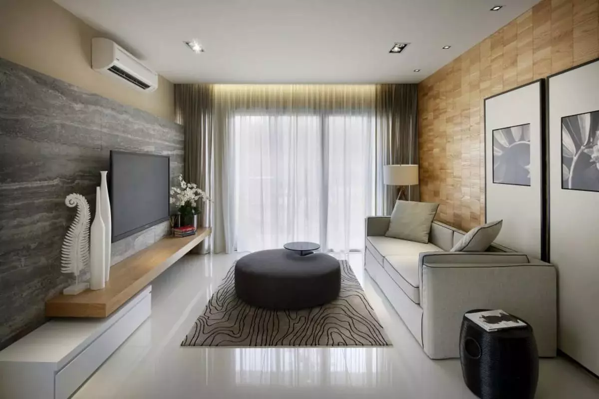 Mobles per a sala d'estar en estil modern (81 fotos): mobles de moda per al saló de l'estil de minimalisme i altres models elegants 9719_20