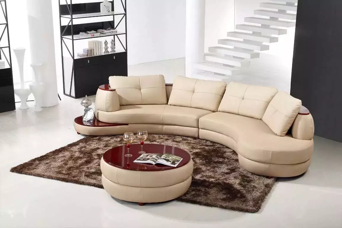 Huonekalut olohuoneeseen moderniin tyyliin (81 valokuvaa): Muodikas huonekalut minimalismille ja muille tyylikkäille malleille 9719_35