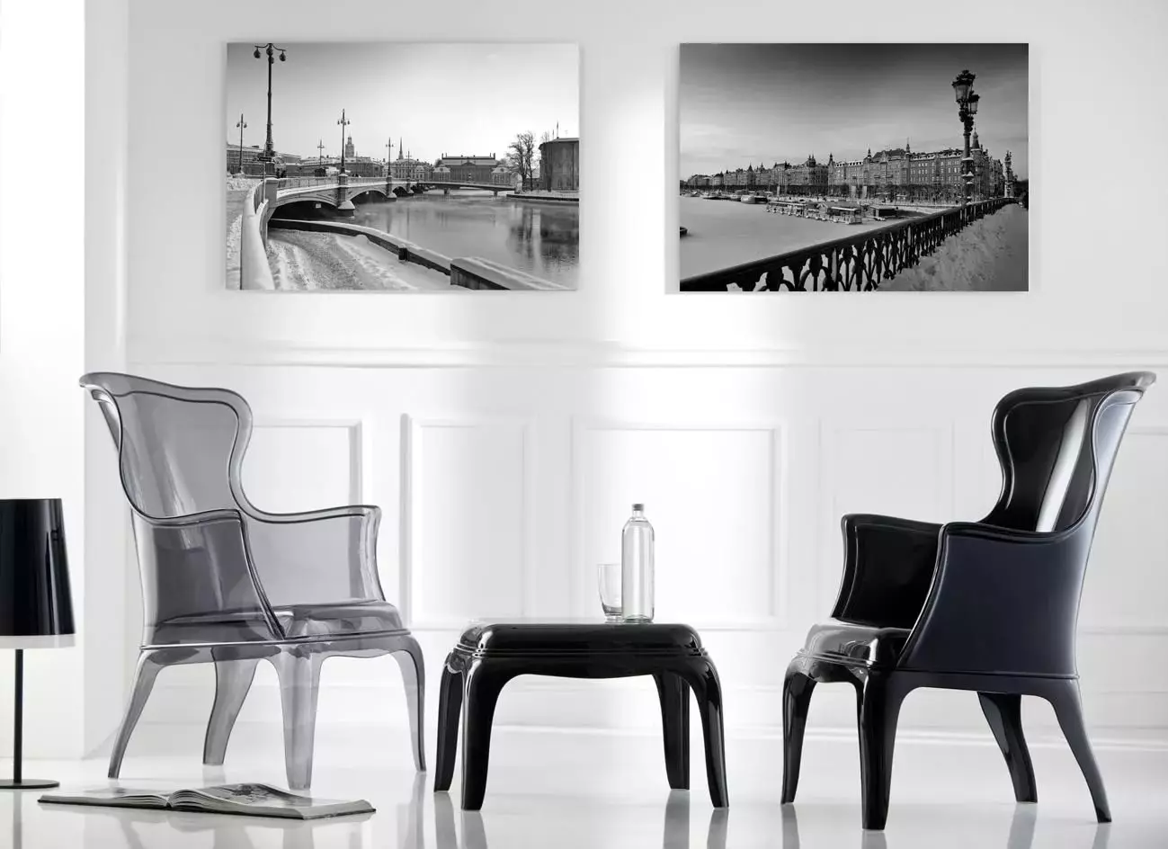 Mobles per a sala d'estar en estil modern (81 fotos): mobles de moda per al saló de l'estil de minimalisme i altres models elegants 9719_39