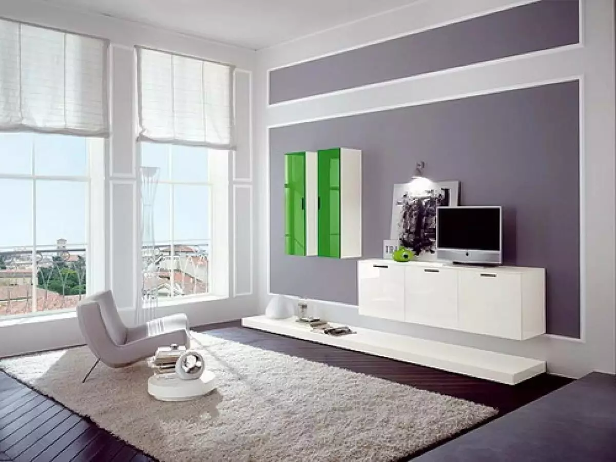 Mobles per a sala d'estar en estil modern (81 fotos): mobles de moda per al saló de l'estil de minimalisme i altres models elegants 9719_43