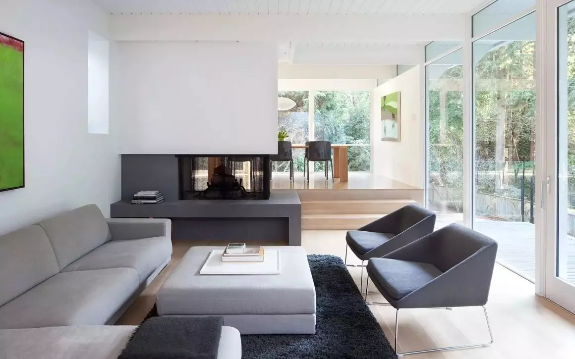 Huonekalut olohuoneeseen moderniin tyyliin (81 valokuvaa): Muodikas huonekalut minimalismille ja muille tyylikkäille malleille 9719_62