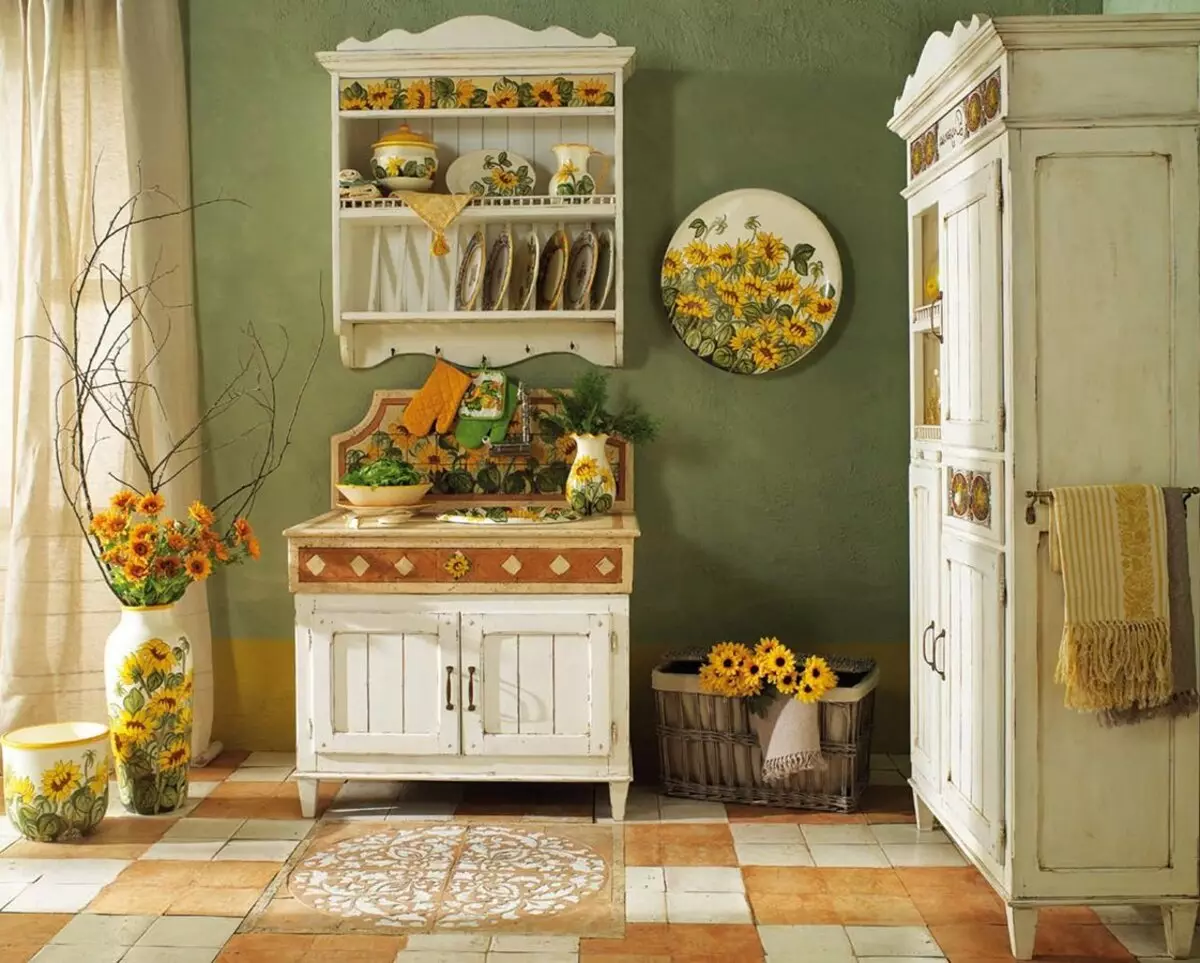 Bukit kanggo ruang tamu: pilih cabinets-sudhut-lemari-lemari-lemari, dresserer lan model liyane kanggo sajian, perabotan warna klasik lan wedang liyane 9722_55
