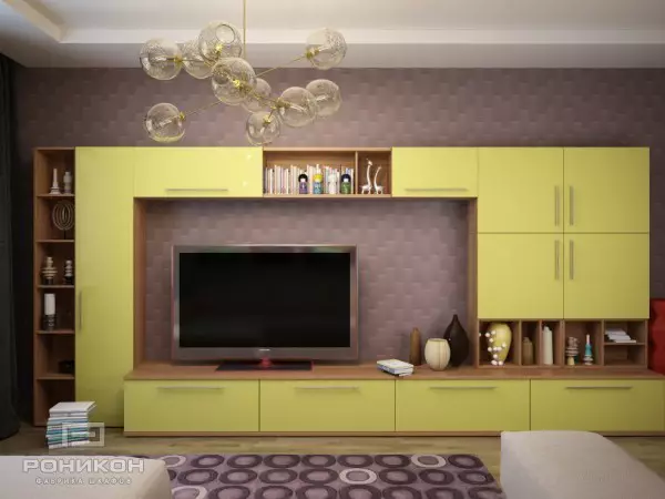 Muebles modulares en un estilo contemporáneo para la sala de estar (60 fotos): seleccione Módulos para la sala de estar en el área de TV, estantes y otros sistemas modulares 9725_39