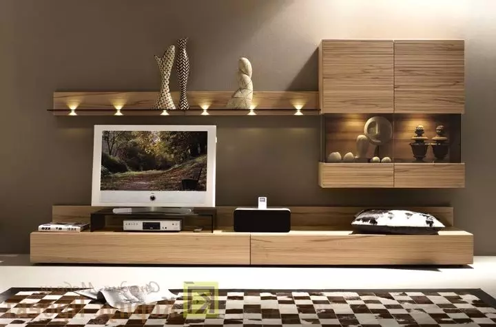 適用於當代風格的模塊化家具為客廳（60張照片）：選擇電視區，貨架和其他模塊化系統的起居室的模塊 9725_48