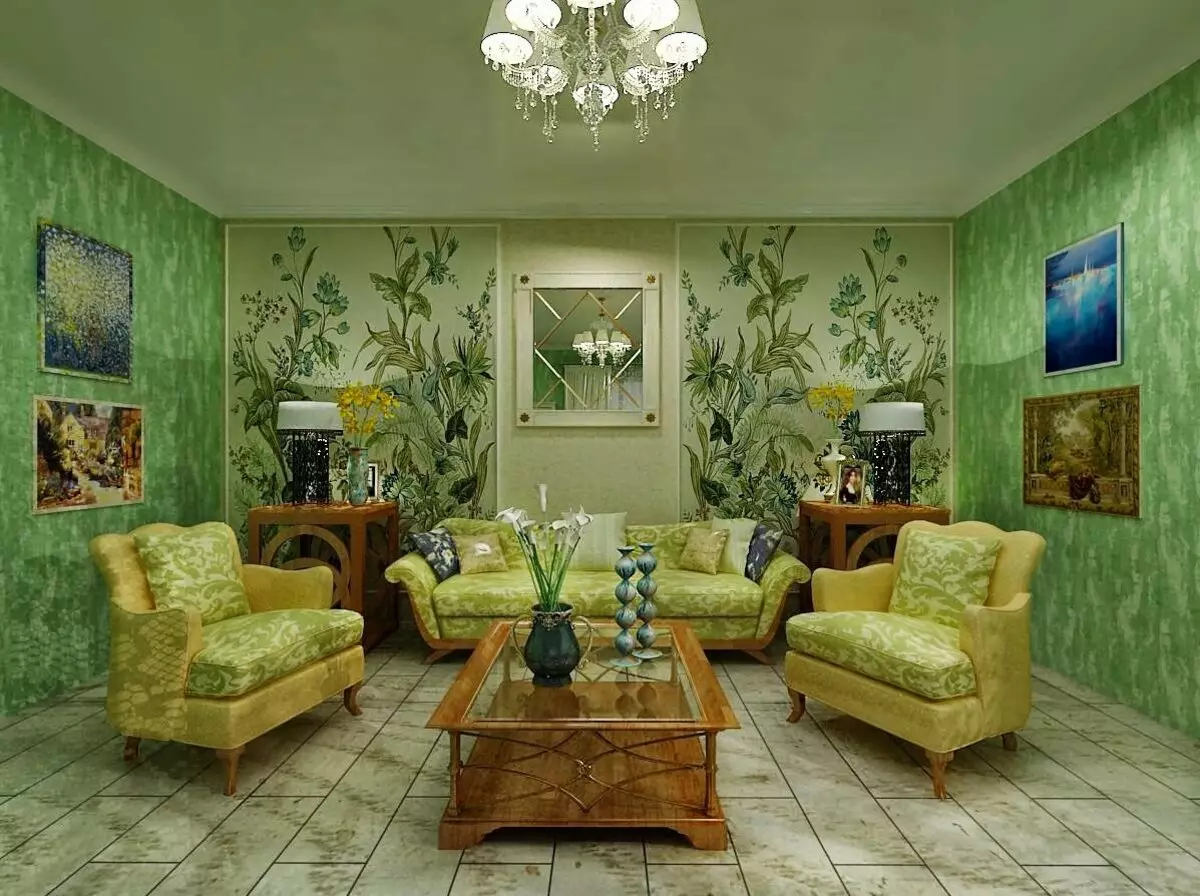 Mobilje të ndritshme për dhomën e ndenjes: mobilje në stilet klasike dhe të tjera në tonet e bardha në brendësi të sallës 9731_39