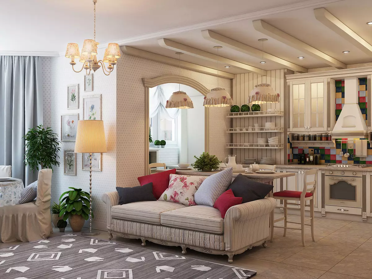 Světlý nábytek pro obývací pokoj: nábytek v klasických a jiných stylech v bílých tónech v interiéru haly 9731_50