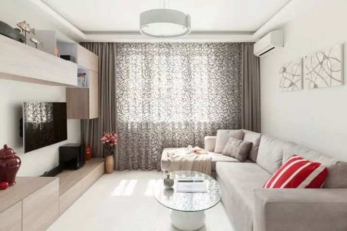 Mobili luminosi per il soggiorno: mobili in classici e altri stili in tonalità bianche all'interno della sala 9731_9