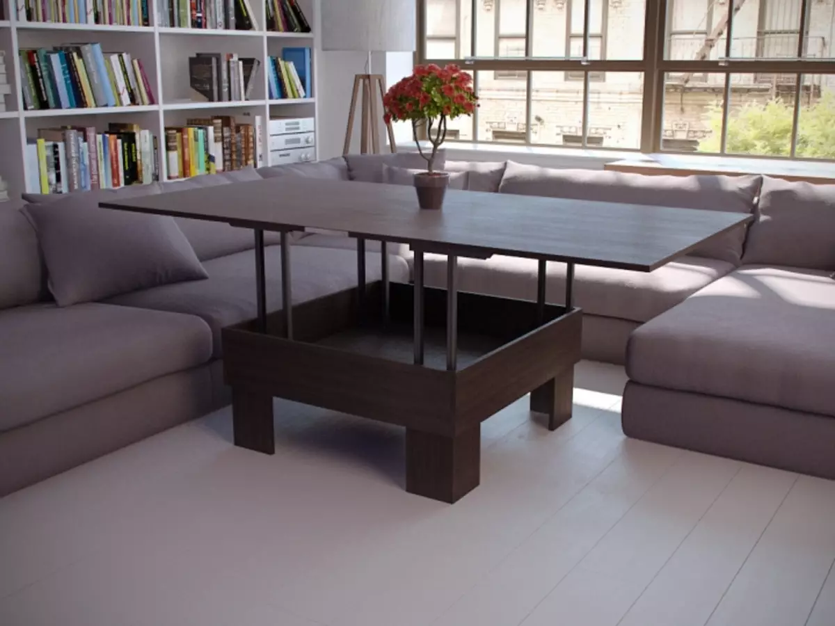 Extendable table for living: tips for choosing the oval and round the large dining table. Overview beautiful, modern tables of Russian production. Interesting examples 9732_4