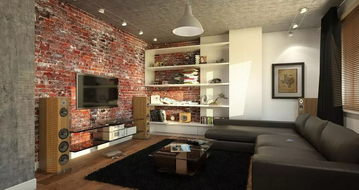 Living Room Alignment i stuen (49 billeder): Sådan sætter du møbler i hallen? Hvilke møbler at vælge og hvordan man sætter det i stuen på 18 kvadratmeter. m? Regler og plan for møbelarrangement i et rektangulært rum 9740_18