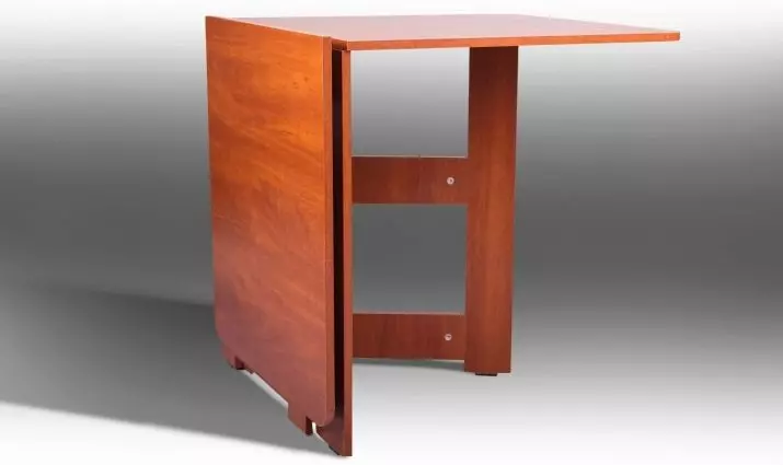 Pengubah meja untuk ruang tamu (62 foto): lipat makan meja bulat dan meja gelongsor-berdiri, meja konsol lipat dan model lain di dalam dewan 9745_18