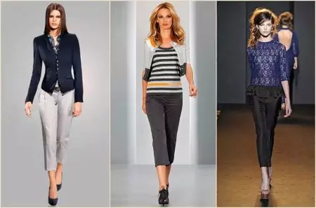 Pantallona Capri (106 foto): Modelet e grave 2021, me çfarë të veshin 974_11