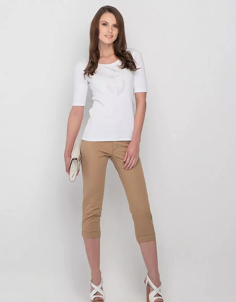 Pants Capri (106 photos): Women's models 2021, with what to wear 974_98
