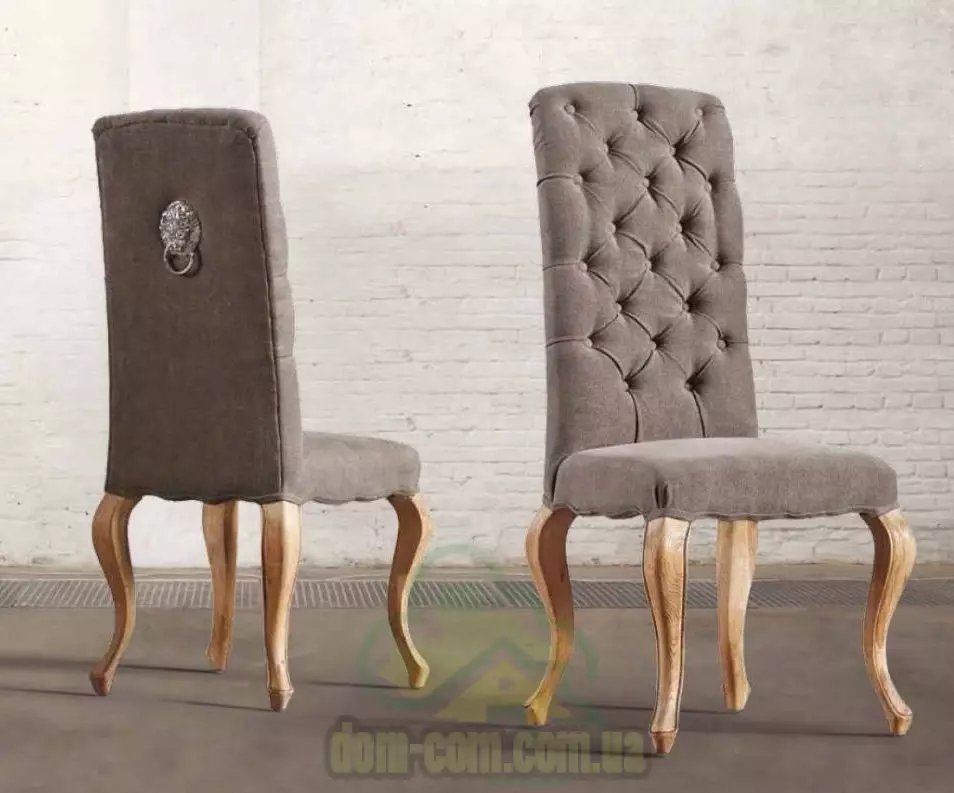 Bløde stole til stuen: Chair-stole funktioner, blød ryg og negle af modeller og andre muligheder 9751_16