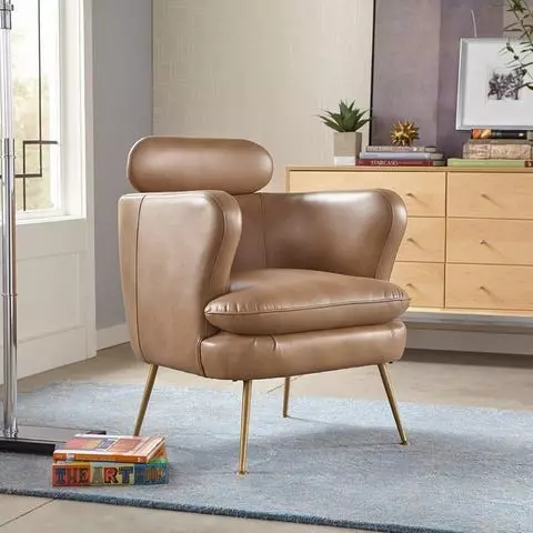 Bløde stole til stuen: Chair-stole funktioner, blød ryg og negle af modeller og andre muligheder 9751_50