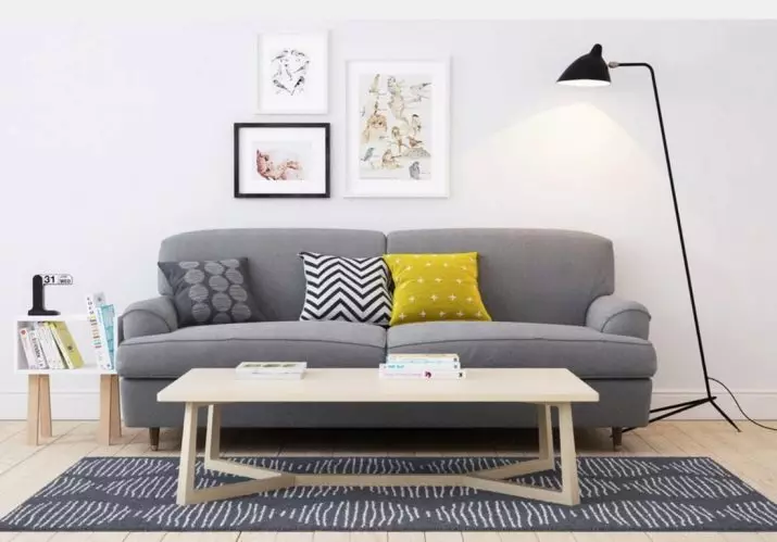 Sives w salonie (157 zdjęć): Przegląd miękkich sof dla sali, stylowe półokrągłe i w kształcie litery P, nieświadome i elitarne proste sofy we wnętrzu. Jak wybrać? 9758_131