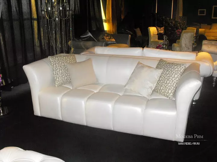 Siesas dzīvojamā istabā (157 fotogrāfijas): pārskats par mīkstajiem dīvāniem zālei, stilīgs pusapaļš un p-formas, neprofināls un elites taisnas dīvāni interjerā. Kā izvēlēties? 9758_92