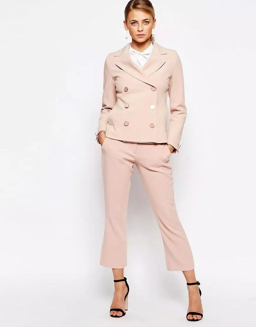 Pink şalvar (58 şəkil): geyimi nə, Popular Pink Pants Avon, Fashionable Qadın Şəkillər 978_6