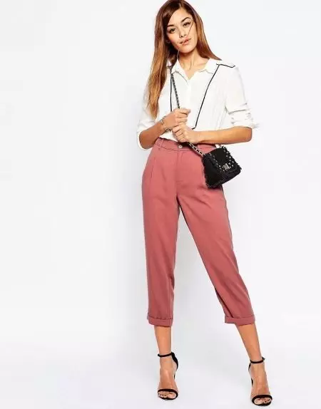 Pants roża (58 Ritratti): X'għandek tilbes, Poża Poża Popolari Avon, immaġini tan-nisa moda 978_8