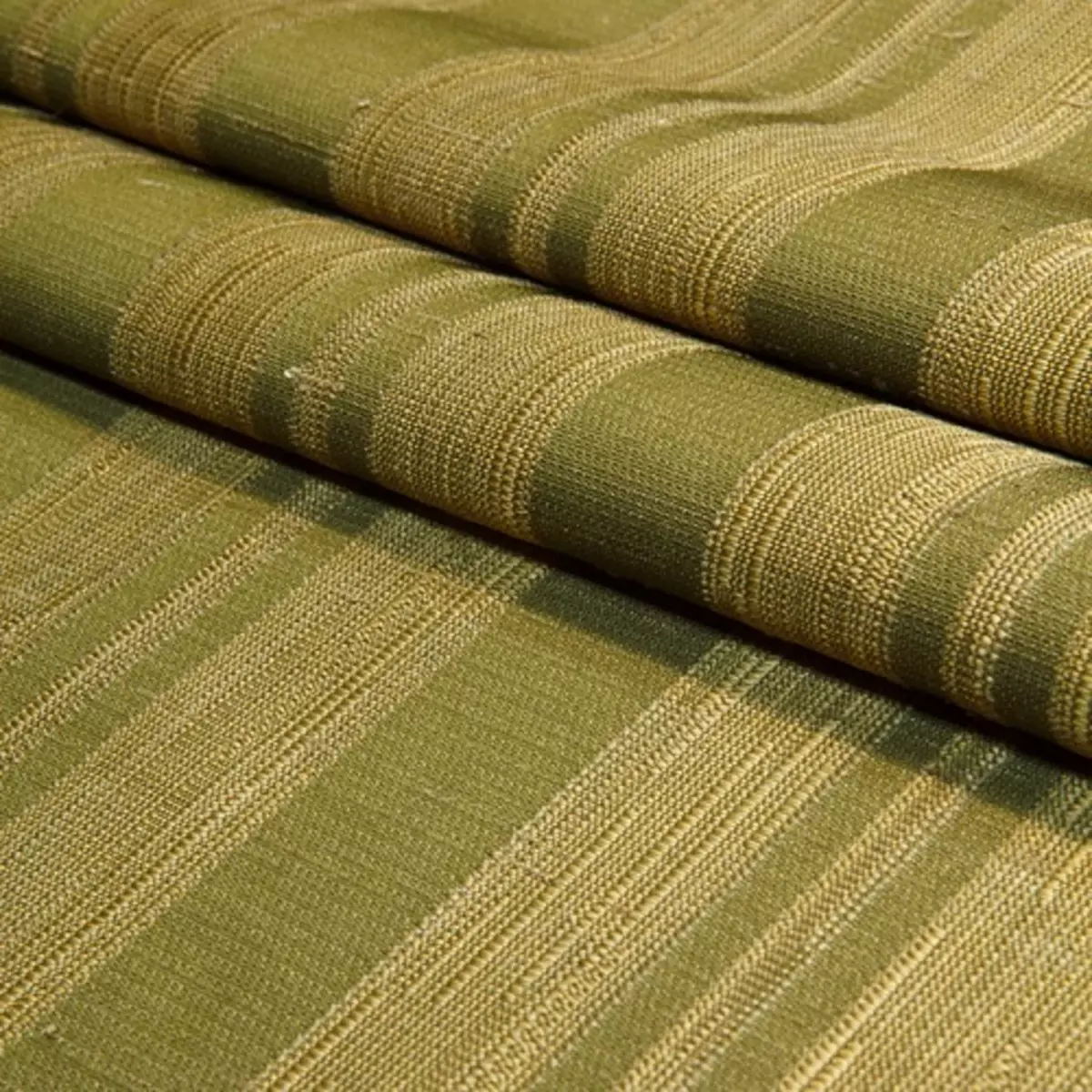 绿色窗帘在客厅内部（51张照片）：绿色窗帘设计在大厅里。内部深绿色和其他色调的窗帘 9790_35