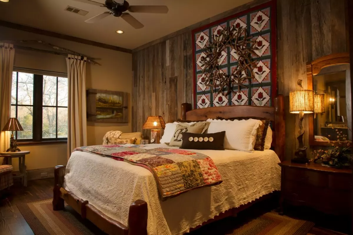 Camere da letto in vari stili (84 foto): disegni shebbi-chic ed eclettici, mediterranei e giapponesi, interni orientali 9810_17