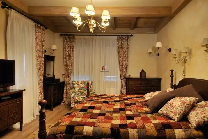 Camere da letto in vari stili (84 foto): disegni shebbi-chic ed eclettici, mediterranei e giapponesi, interni orientali 9810_40