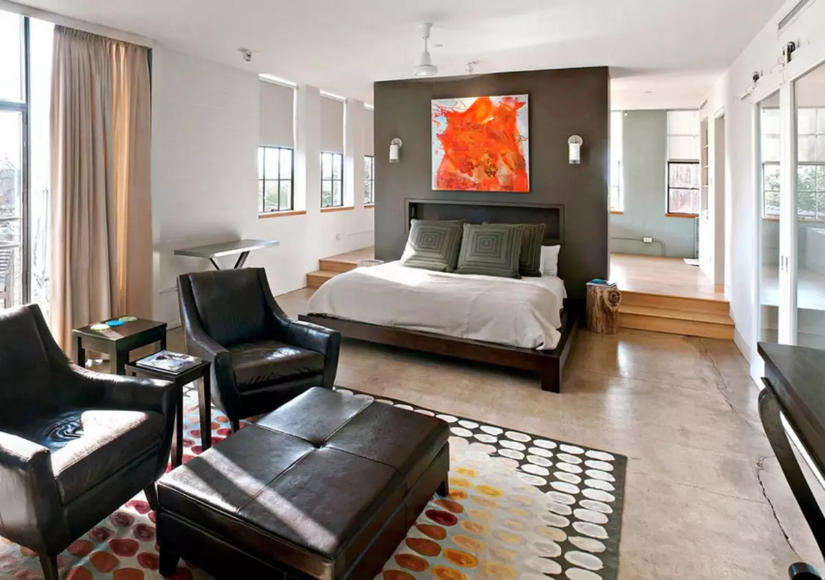 Spálňa Obývacia izba (112 fotiek): Možnosti interiéru pre interiér tej istej izby. Výber modulárneho nábytku a tapety, rozloženia a projektov 9818_79