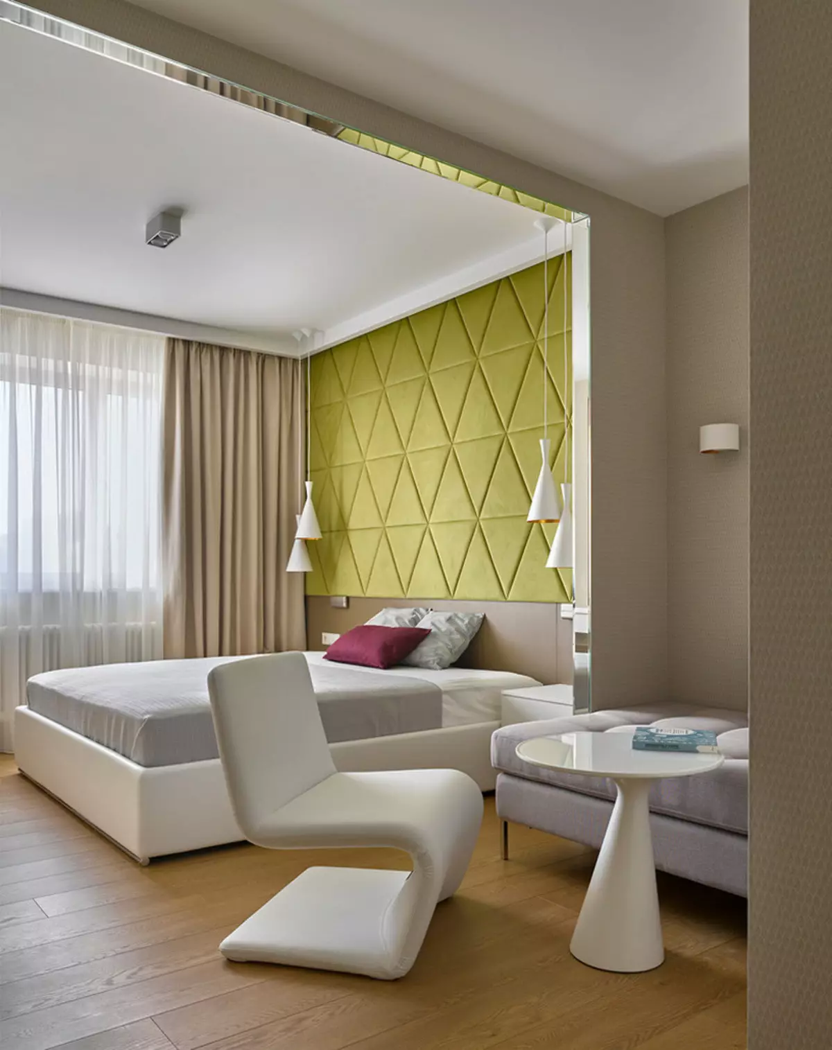 Spálňa Obývacia izba (112 fotiek): Možnosti interiéru pre interiér tej istej izby. Výber modulárneho nábytku a tapety, rozloženia a projektov 9818_8