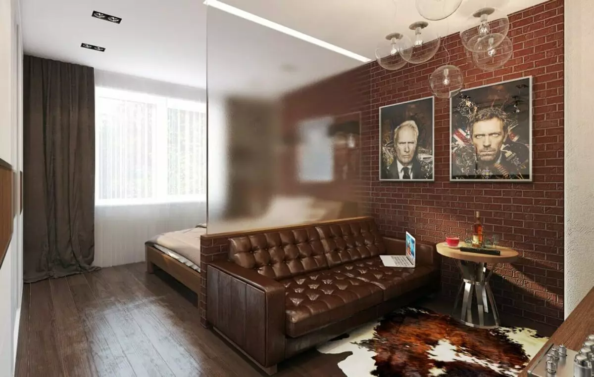 Spálňa Obývacia izba (112 fotiek): Možnosti interiéru pre interiér tej istej izby. Výber modulárneho nábytku a tapety, rozloženia a projektov 9818_94