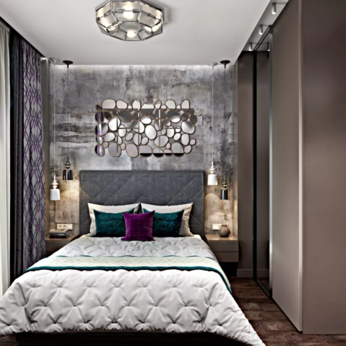 Спальня в стилі арт-деко (92 фото): варіанти дизайну інтер'єру, комод і інші меблі 9822_28