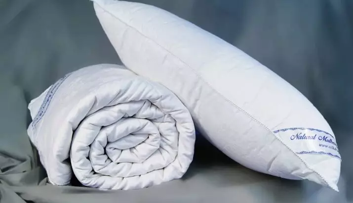 Svileni jastuci: prednosti i nedostaci jastuka izrađenih od silkworma od vlakana, vrste prirodne svilene punilo. Jastuci 50x70 i ostale veličine, recenzije 9825_25
