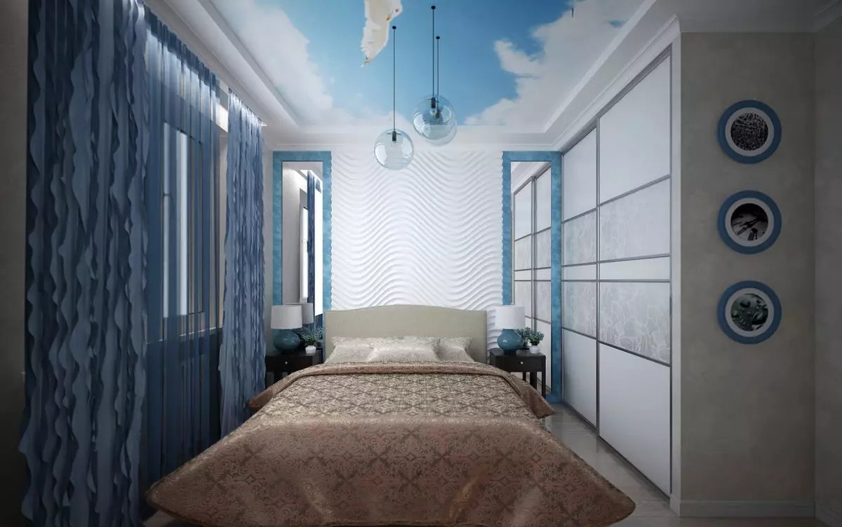 Dormitorios pequeños (166 fotos): Ideas de diseño de interiores de una habitación pequeña. Cómo amueblar y equipar los dormitorios pequeños? Ideas interesantes 9841_101