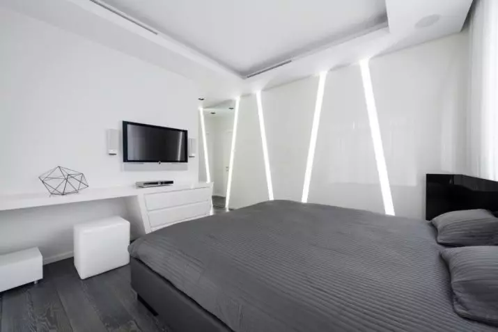 Male spavaće sobe (166 fotografija): Ideje za dizajn enterijera male sobe. Kako opremiti i opremiti male spavaće sobe? Zanimljive ideje 9841_110