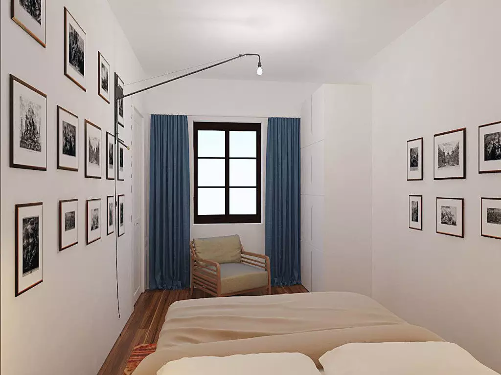 Male sobe (166 fotografija): Ideje interijera male sobe. Kako opskrbiti i opremiti male spavaće sobe? Zanimljive ideje 9841_150