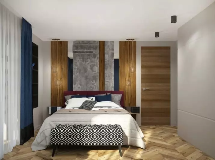 Phòng ngủ nhỏ (166 ảnh): Ý tưởng thiết kế nội thất của một căn phòng nhỏ. Làm thế nào để cung cấp và trang bị phòng ngủ nhỏ? Ý tưởng thú vị 9841_99