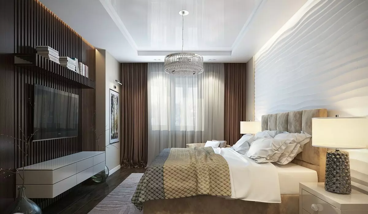 Phòng ngủ tự làm (44 ảnh): Làm thế nào để tạo ra một thiết kế nội thất đơn giản và đẹp mắt? Phòng ngủ Lifehaki với hương vị 9847_15