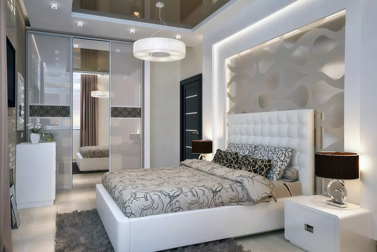 Phòng ngủ tự làm (44 ảnh): Làm thế nào để tạo ra một thiết kế nội thất đơn giản và đẹp mắt? Phòng ngủ Lifehaki với hương vị 9847_30