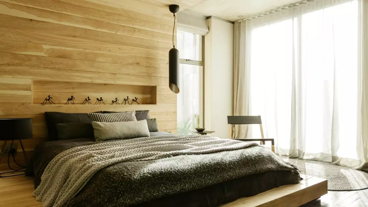 Dormitorios para adultos (52 fotos): Deseño de cuarto para pais. Cal debe ser un cuarto para unha parella nova? Como elixir unha cama para dous cónxuxes de cuarto? 9850_7