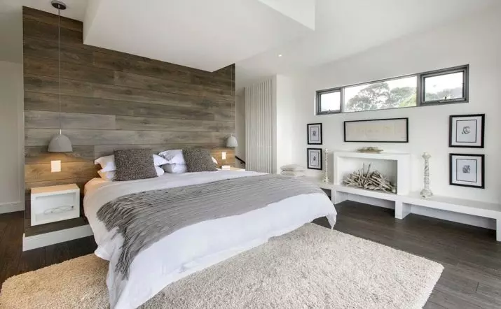 Guļamistabas dizains 14 kvadrātmetri. M (87 fotogrāfijas): taisnstūra telpas interjers un izkārtojums, guļamistabas dzīvojamā istaba modernā stilā, mēbeļu izkārtojumā un telpā zonēšana 9875_59