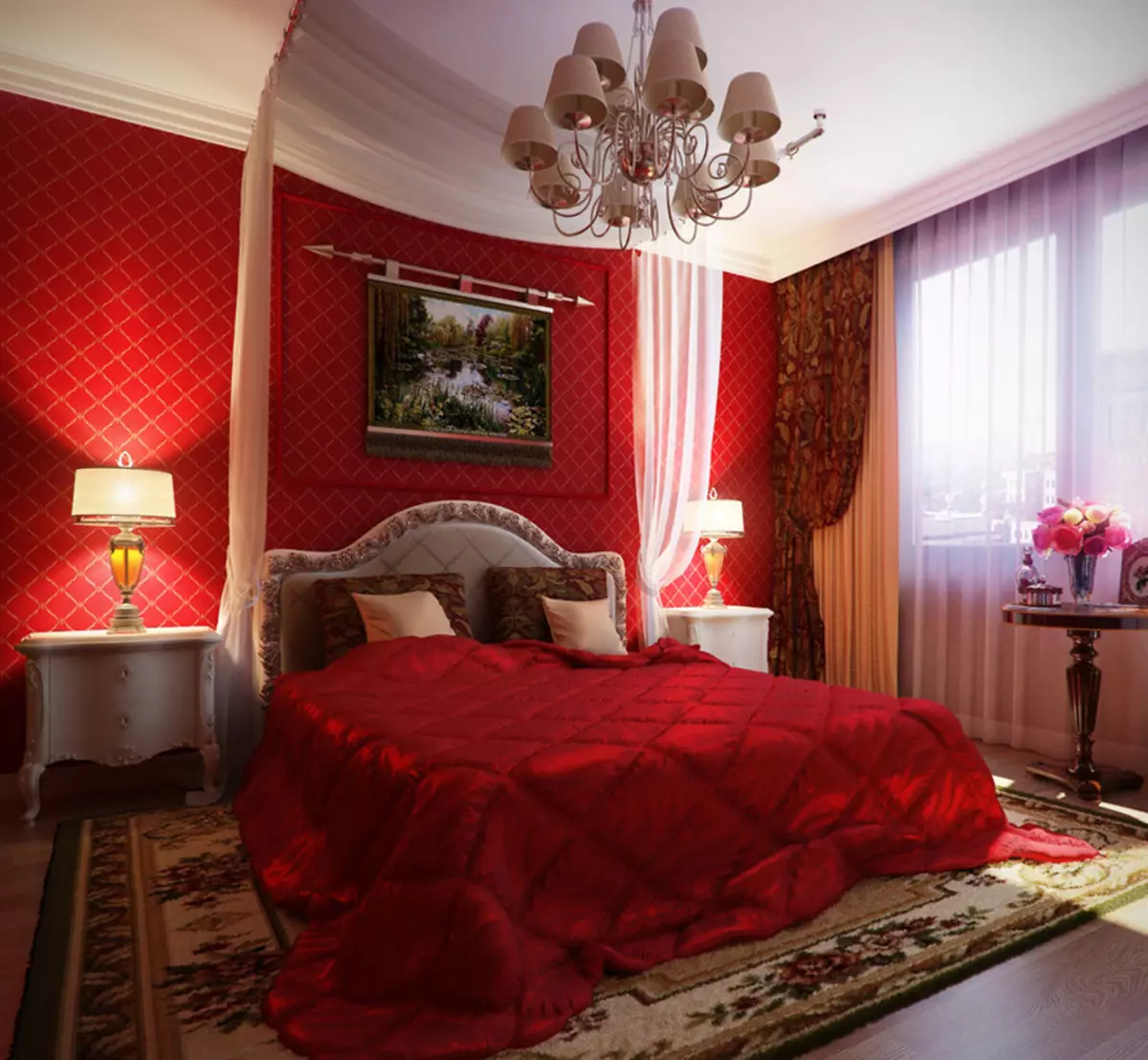 Страстные спальни. Красная спальня. Спальня в Красном цвете. Комната в Красном стиле. Спальня в бордовом цвете.