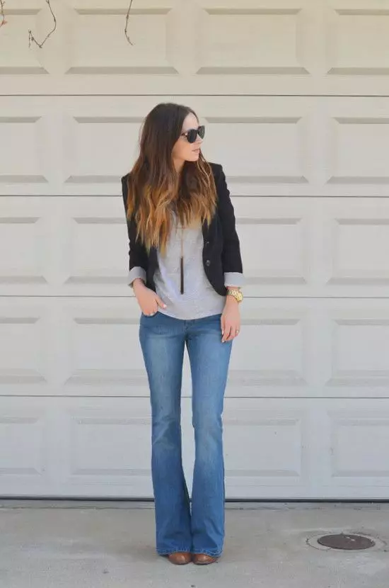 Джинсові штани жіночі (80 фото): модні брюки-джинси, жіночий стиль Індиго, стильний джинсовий костюм з брюками, з чим носити 987_10