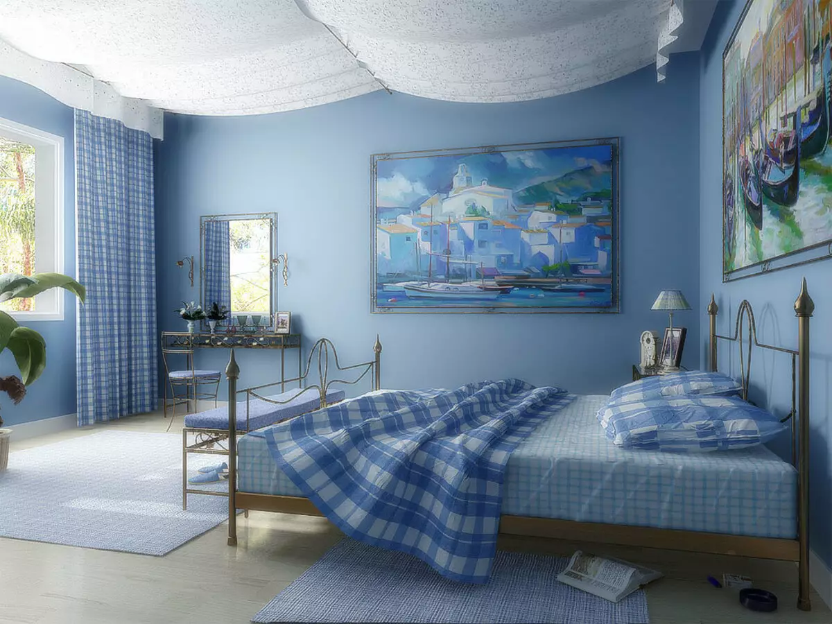 Hình ảnh cho phòng ngủ (88 ảnh): Những gì hog trên giường? Tôi có thể treo hình ảnh mô-đun ở đâu? Tùy chọn thuận lợi của Fenzui, hình ảnh đẹp trên bức tường nội thất trong các phong cách cổ điển và khác 9883_31