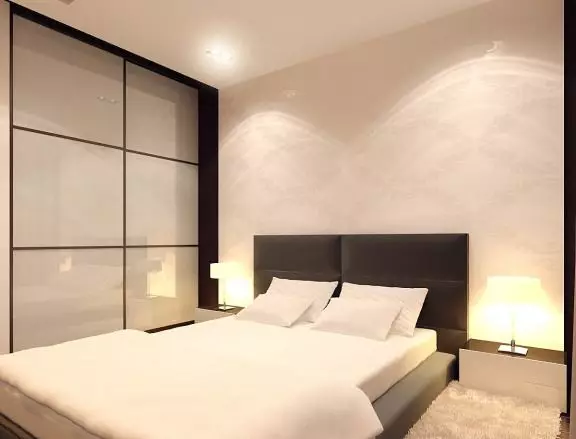 העיצוב של אזור חדרי שינה קטנים של 5-6 מטרים רבועים. M (77 תמונות): תכונות של פנים החדר עם חלון בסגנון מודרני. כיצד לבחור טפט 2x3 חדר? 9884_13