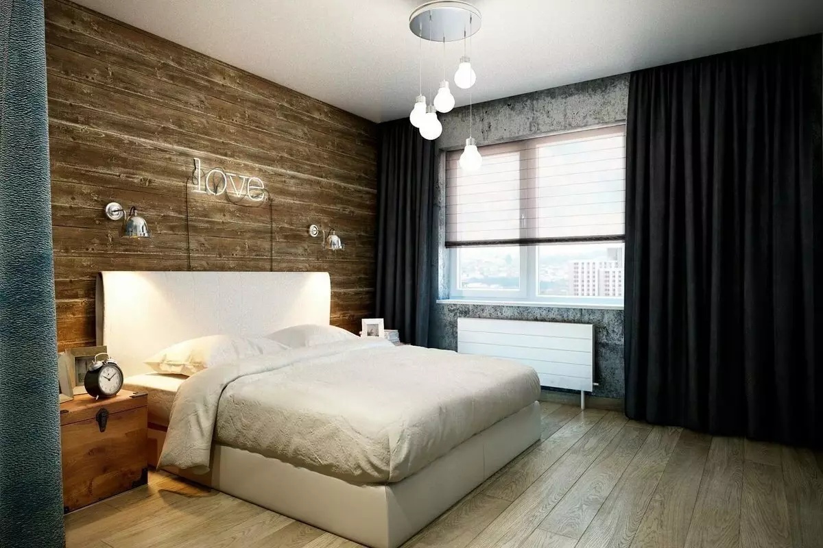 Eenvoudige slaapkamers (65 foto's): Hoe om binne-ontwerp net en smaakvolle skep? Begroting opsies in die gewone middelklas woonstel 9890_12