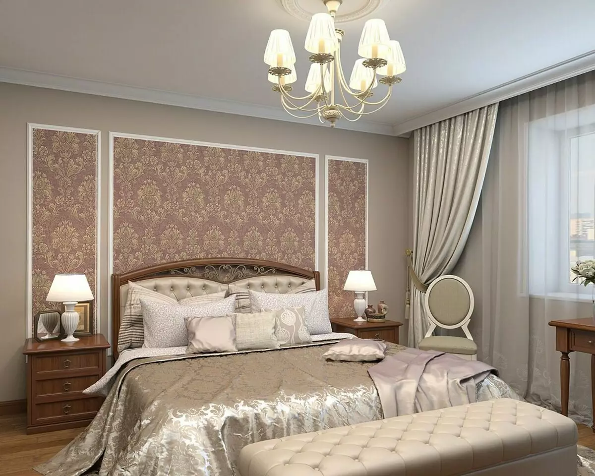 Eenvoudige slaapkamers (65 foto's): Hoe om binne-ontwerp net en smaakvolle skep? Begroting opsies in die gewone middelklas woonstel 9890_15