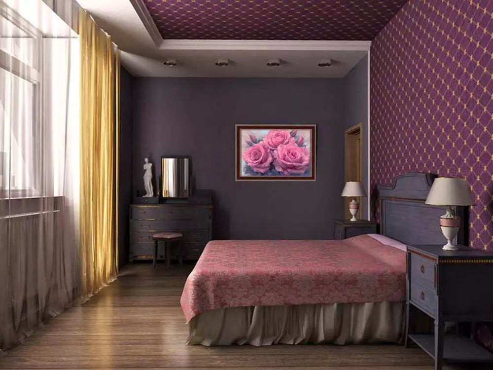 Eenvoudige slaapkamers (65 foto's): Hoe om binne-ontwerp net en smaakvolle skep? Begroting opsies in die gewone middelklas woonstel 9890_22